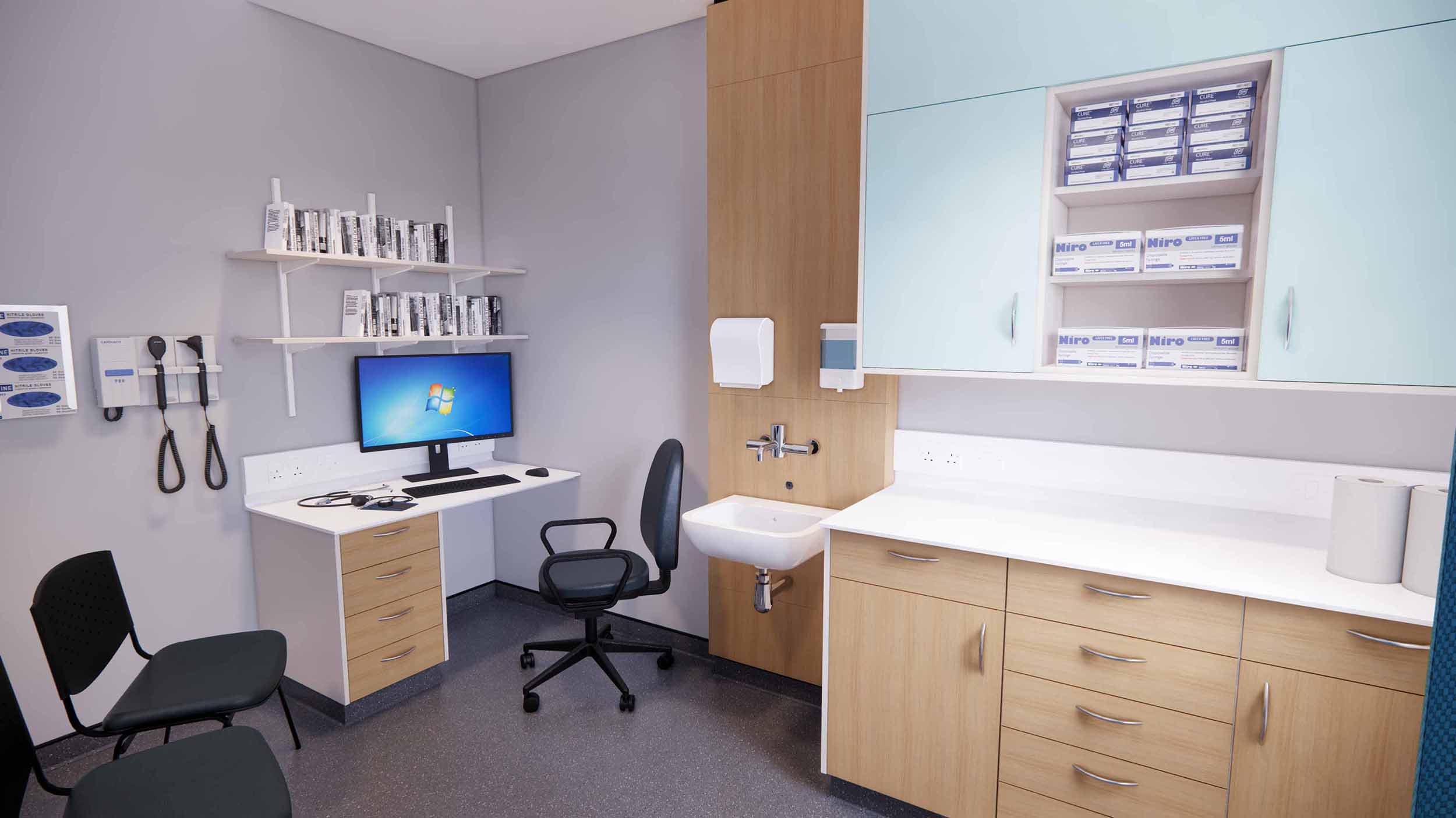 Exemplar room – consult exam room