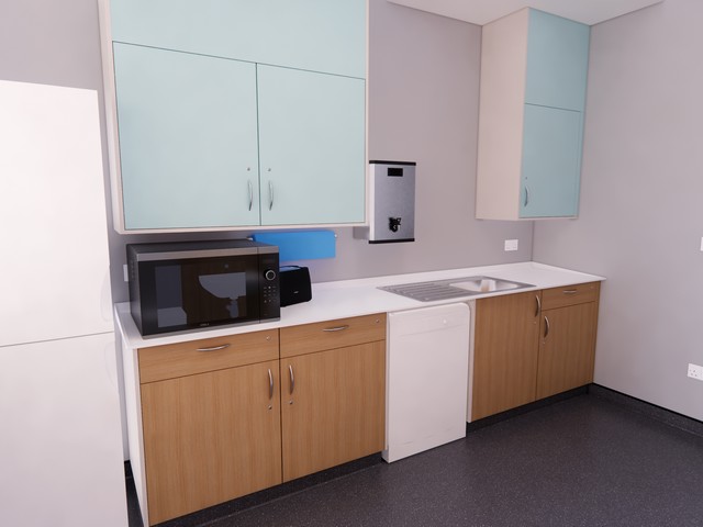 Exemplar room – pantry/beverage bay