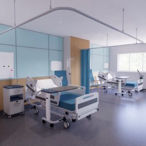 Exemplar room - acute 4-bed ward
