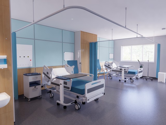 Exemplar room – acute 4-bed ward