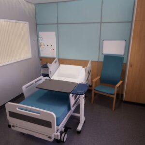 Exemplar room - acute single bedroom