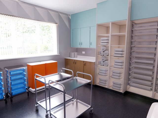 Exemplar room – clean utility