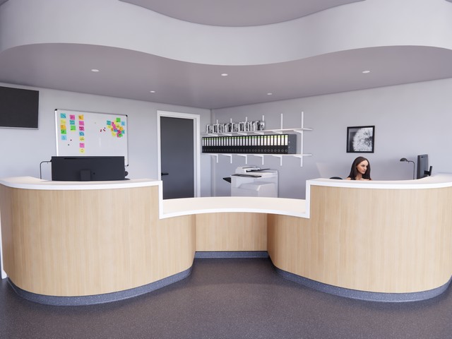 Exemplar room – reception & waiting area