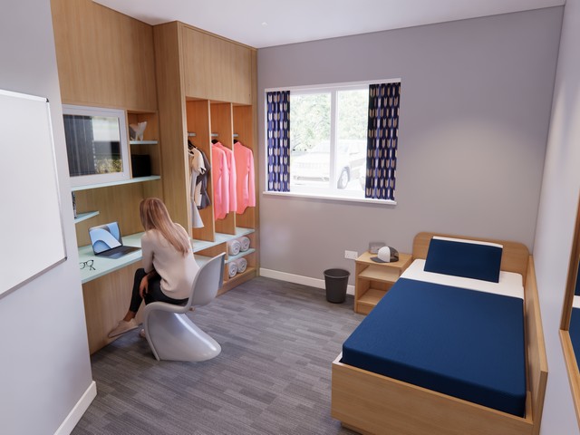Exemplar room – mental health bedroom