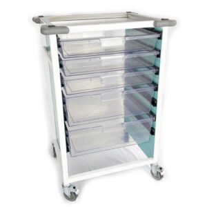Care kart storage trolley - standard, single