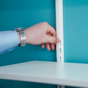 Adjustable track shelving - track