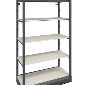 Modular, hole-free shelving