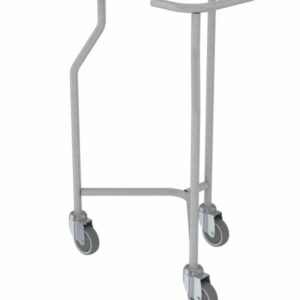 Single ring soiled linen trolley